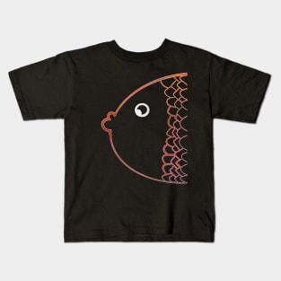 Colorful karp rainbow red Kids T-Shirt